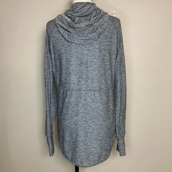 Athleta Pacifica Baja UPF Lightweight Jacket Grey Black Zipper Women’s Size M - Picture 3 of 16